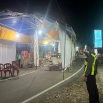 Tutup Badan Jalan, Satlantas Polres Bone Beri Imbauan ke Pemilik Hajatan