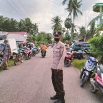 Kanit Binmas Polsek Amali Aiptu Yusri Pengamanan dan Pengaturan di Pasar Tradisional Taretta